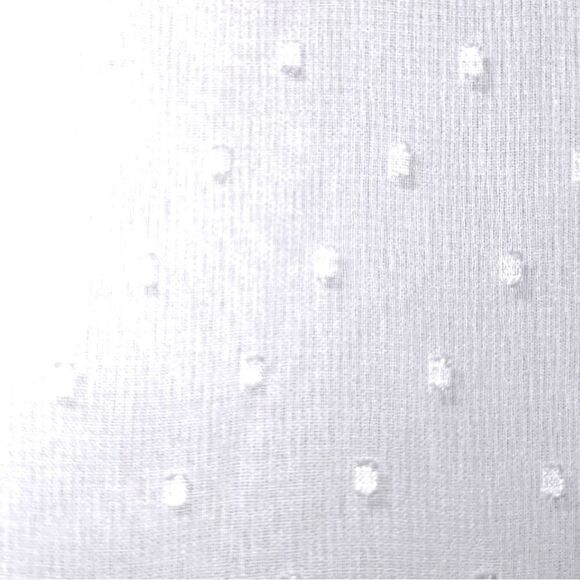 Dress Barn gorgeous white top with dainty design! New! - Picture 10 of 12